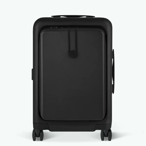 Cabaia ORLY harde koffer met 4 wielen, effen zwart etui