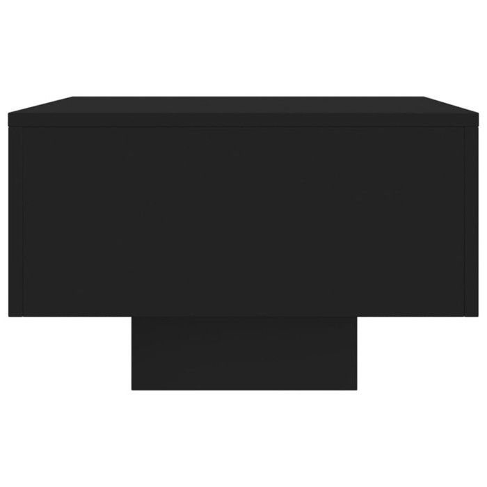 Mesa de centro vidaXL, negra, 100x49,5x31 cm, madera de ingeniería, 833890
