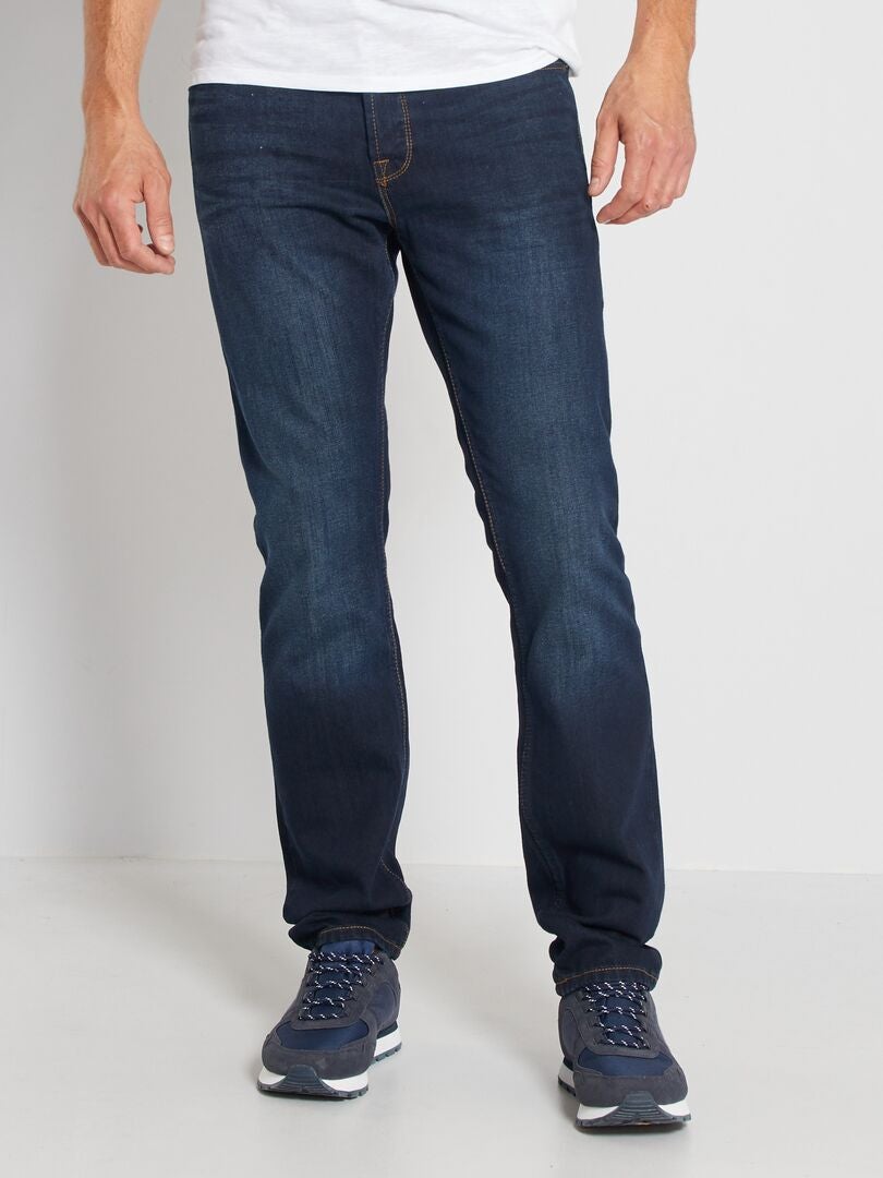 Calça jeans de corte regular tamanho L34 - azul índigo