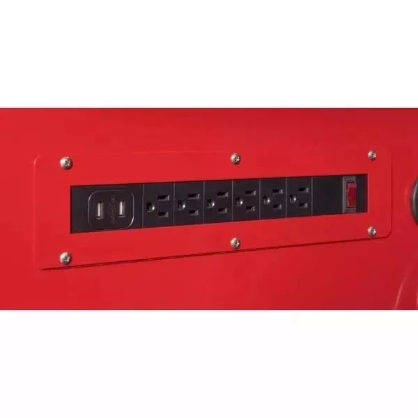 52 inch. 24 inch breed. D 9 laden felrode mobiele werkbank