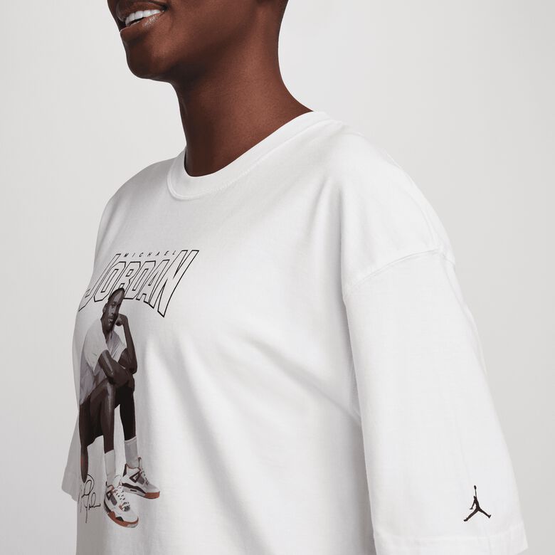 T-shirt oversize à manches courtes et imprimé graphique