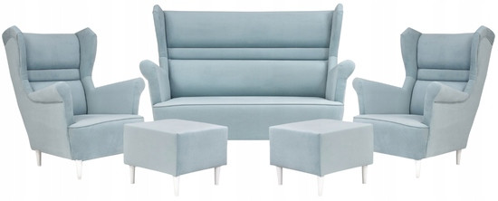 Zestaw wypoczynkowy sofa   2 fotele Family Meble