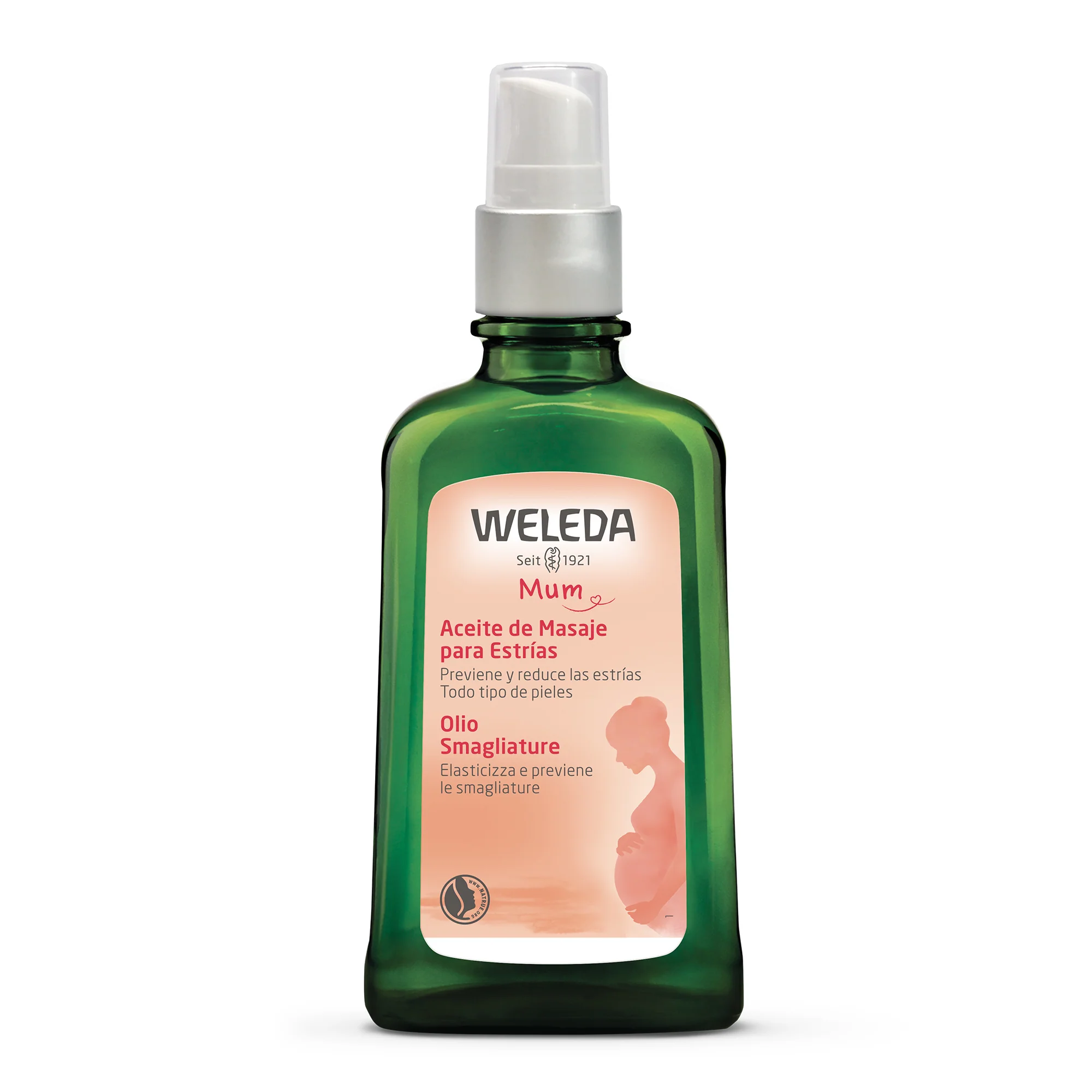 Mamma & Bambino Mamma - Olio Smagliature - Trattamento Maternità , Olio elasticizzante antismagliature