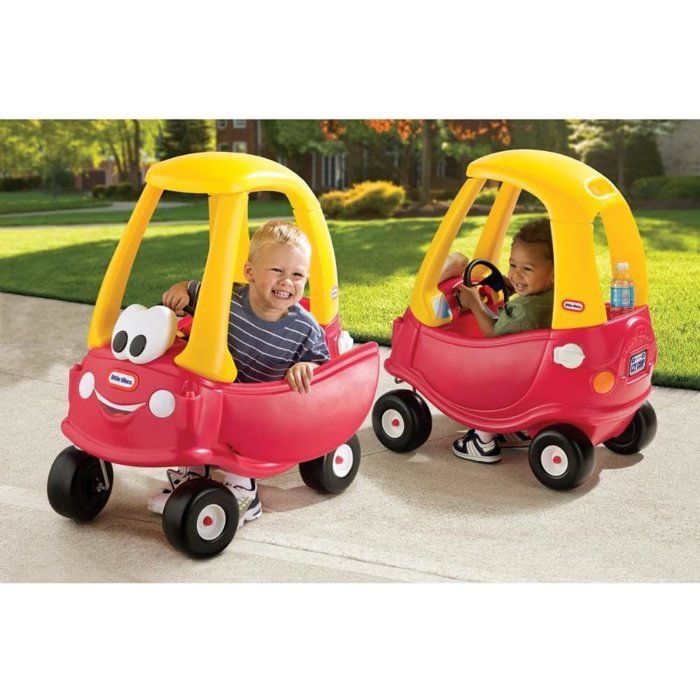 Cozy Coupe® - Little Tikes - Red - Children's car - Removable doors, horn and floor - From 18 months