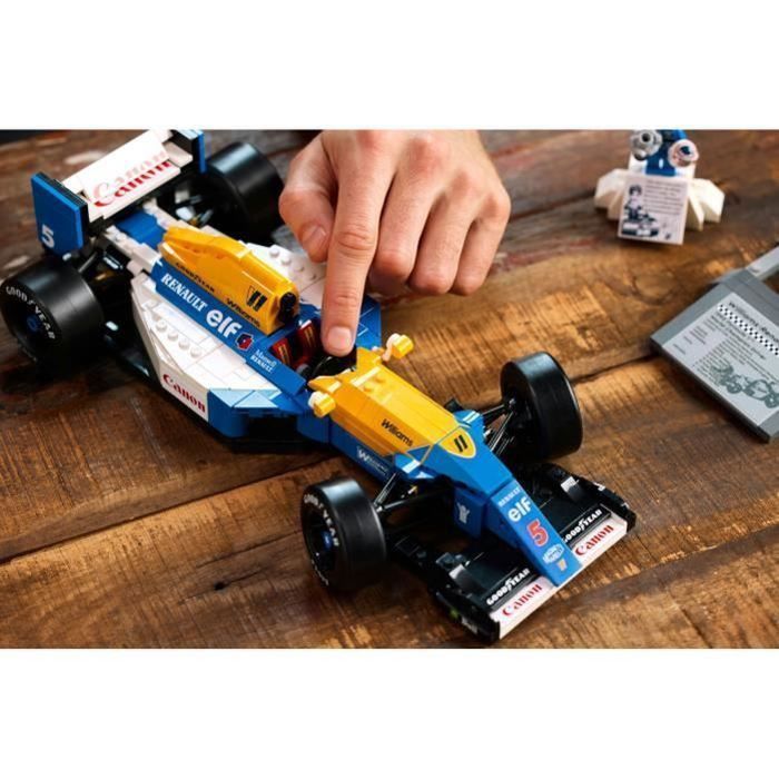 LEGO Icons 10353 Williams Racing FW14B en Nigel Mansell - Formule 1-raceauto voor volwassenen