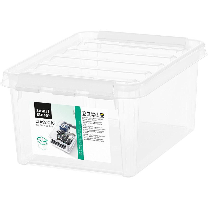 Smartstore Aufbewahrungsbox SmartStore™ mit Deckel, 8 Liter, Zuhause, L 34 x B 25 x H 16 cm
