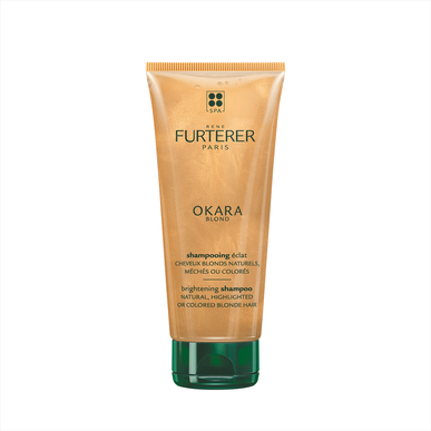 René Furterer Okara Blond Shampooing Éclat Illuminating Shampoo luonnollisille tai värjätyille vaaleille hiuksille 200 ml