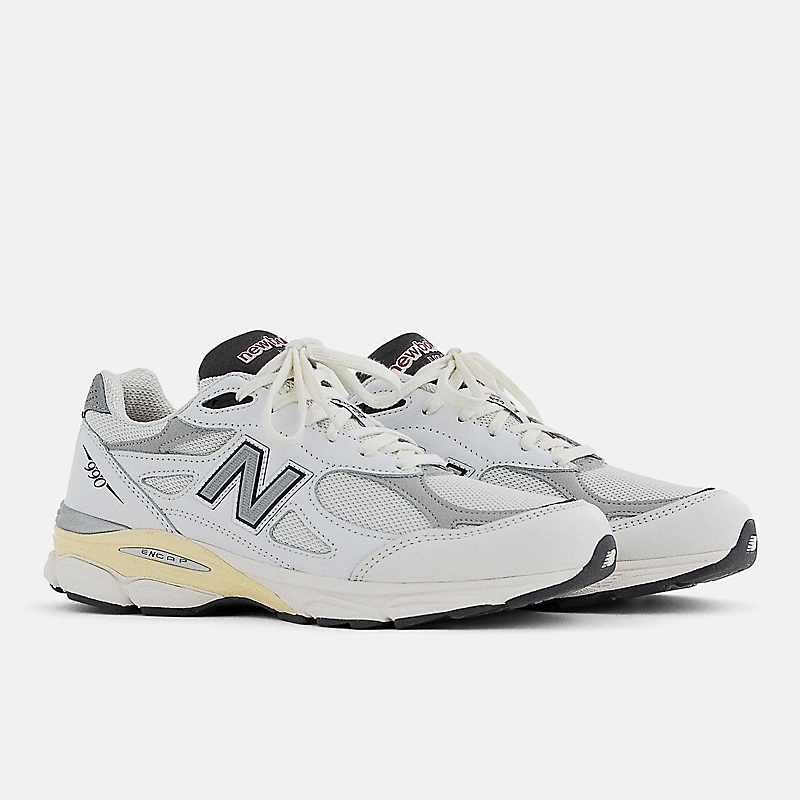 MADE in USA 990v3 Herrenschuhe - Meersalz mit Regenwolke