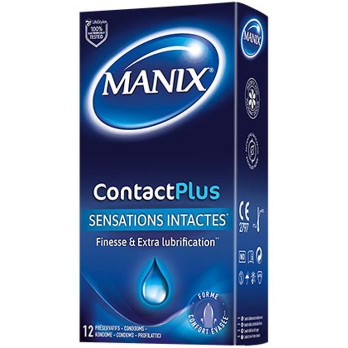 Manix Contact Plus Sensations Intacts 12 condoms