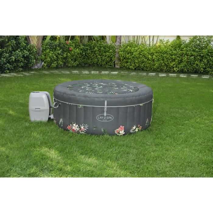 BESTWAY inflatable spa - Lay-Z-Spa Aruba - 170 x 66 cm - 2 to 3 person capacity - Round (Includes: cover, cartridge and diffuser)