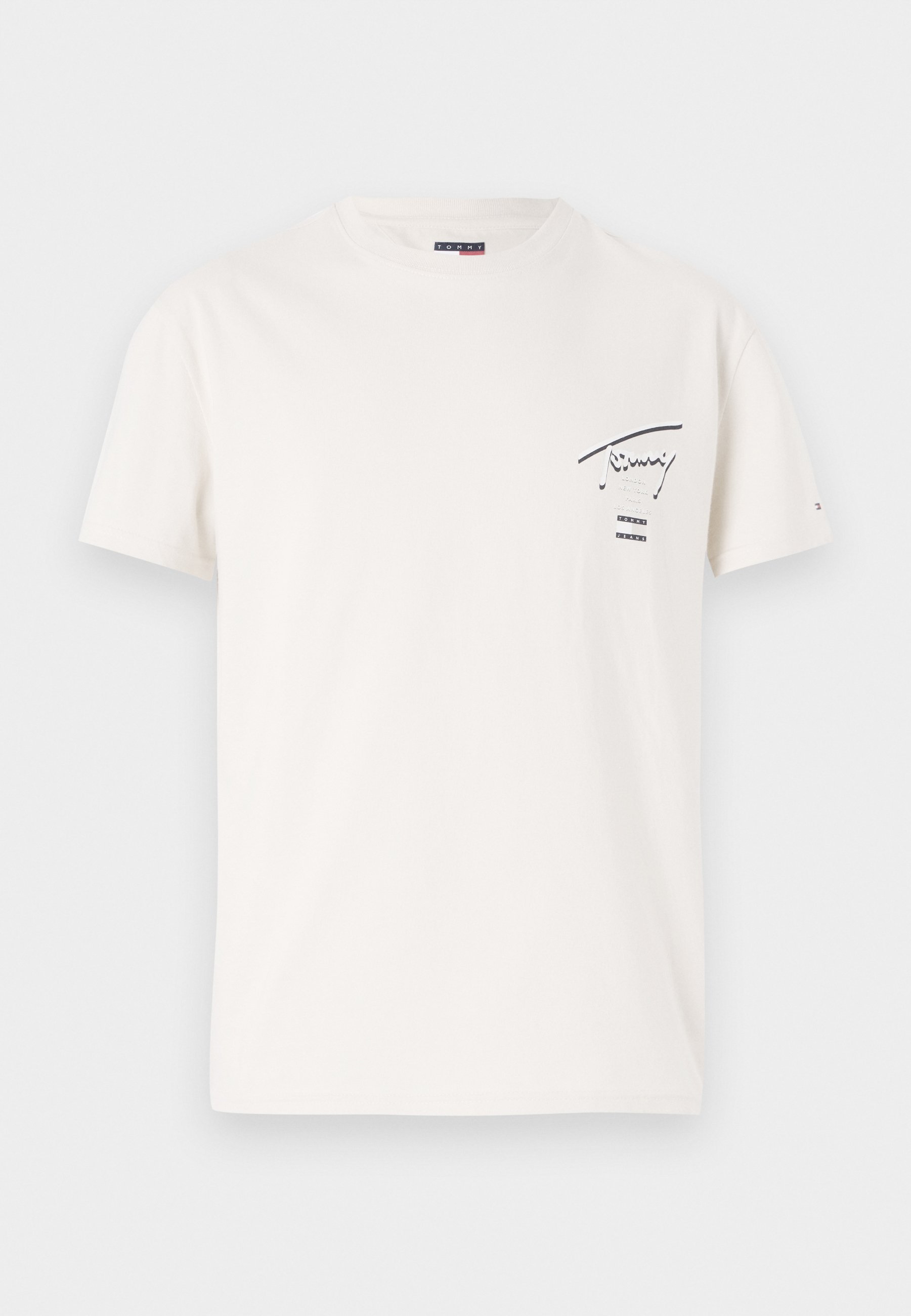 Tommy Jeans SIGNATURE CITY TEE UNISEX - T-shirt met print - woestijnzandduin