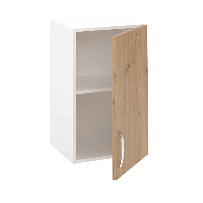 Pensile da cucina con 1 anta, finitura rovere Albar - Altezza 70 x Lunghezza 40 x Profondità 35 cm