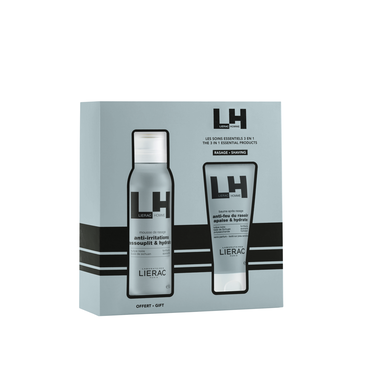 Lierac Partavesi ja partavaahto lahjasetti 75ml 150ml 75ml 150ml