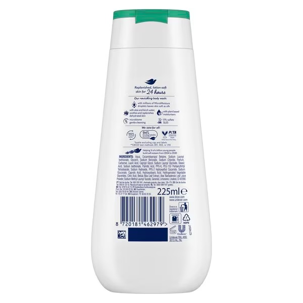 Dove Advanced Care хидратантни гел за туширање 225 мл