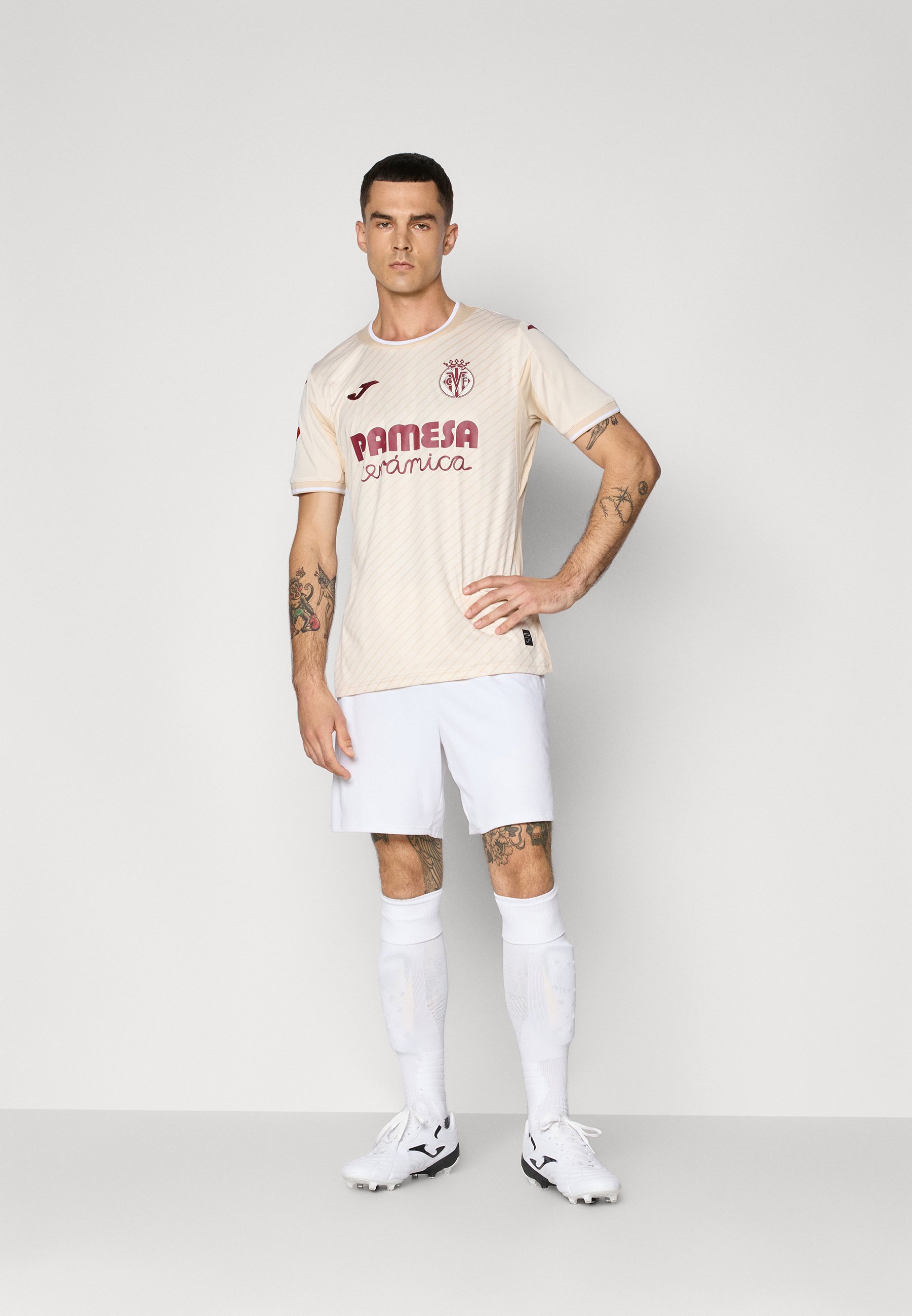 Joma VILLARREAL AWAY - Tenue de club - blanc cassé
