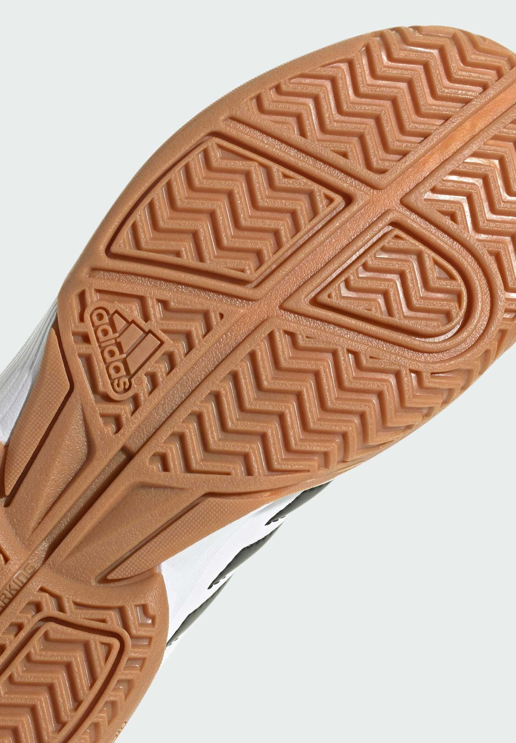 adidas Performance SPEEDCOURT INDOOR KIDS - Scarpe da corsa su strada - bianco nuvola, anima nera gomma