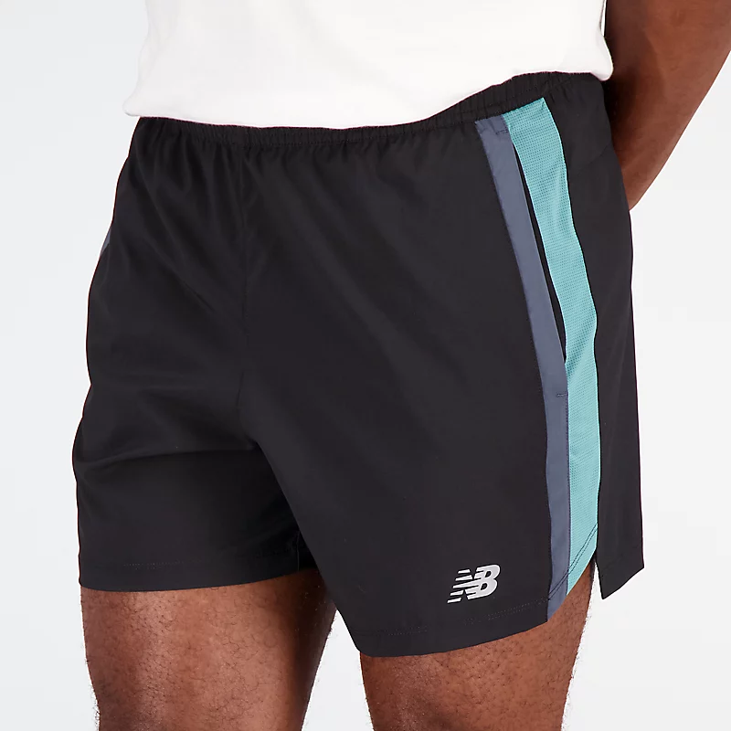 Accelerate Herren-Shorts, 5 Zoll lang – Verwaschenes Türkis