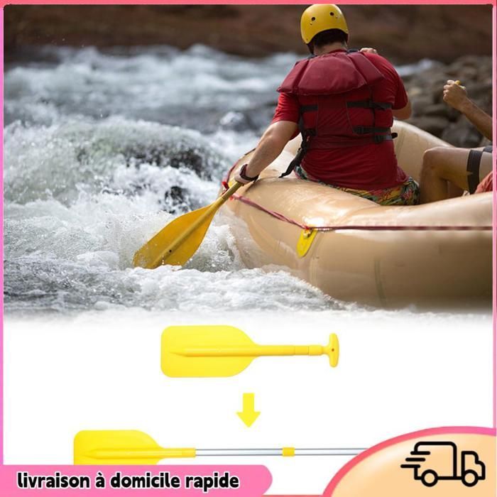 Remo telescópico para kayak Dilwe, remo para rafting, herramientas para motocicletas, remo telescópico amarillo