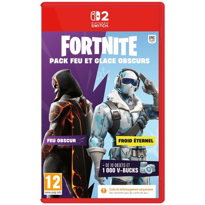 Fortnite: Pacote Fogo Sombrio e Gelo • Jogo 2 para Nintendo Switch
