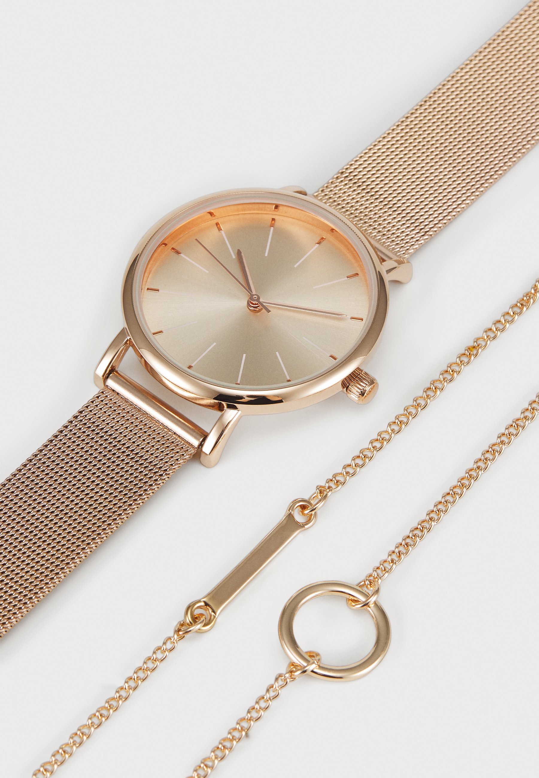 Anna Field SET - Horloge - roségoudkleurig