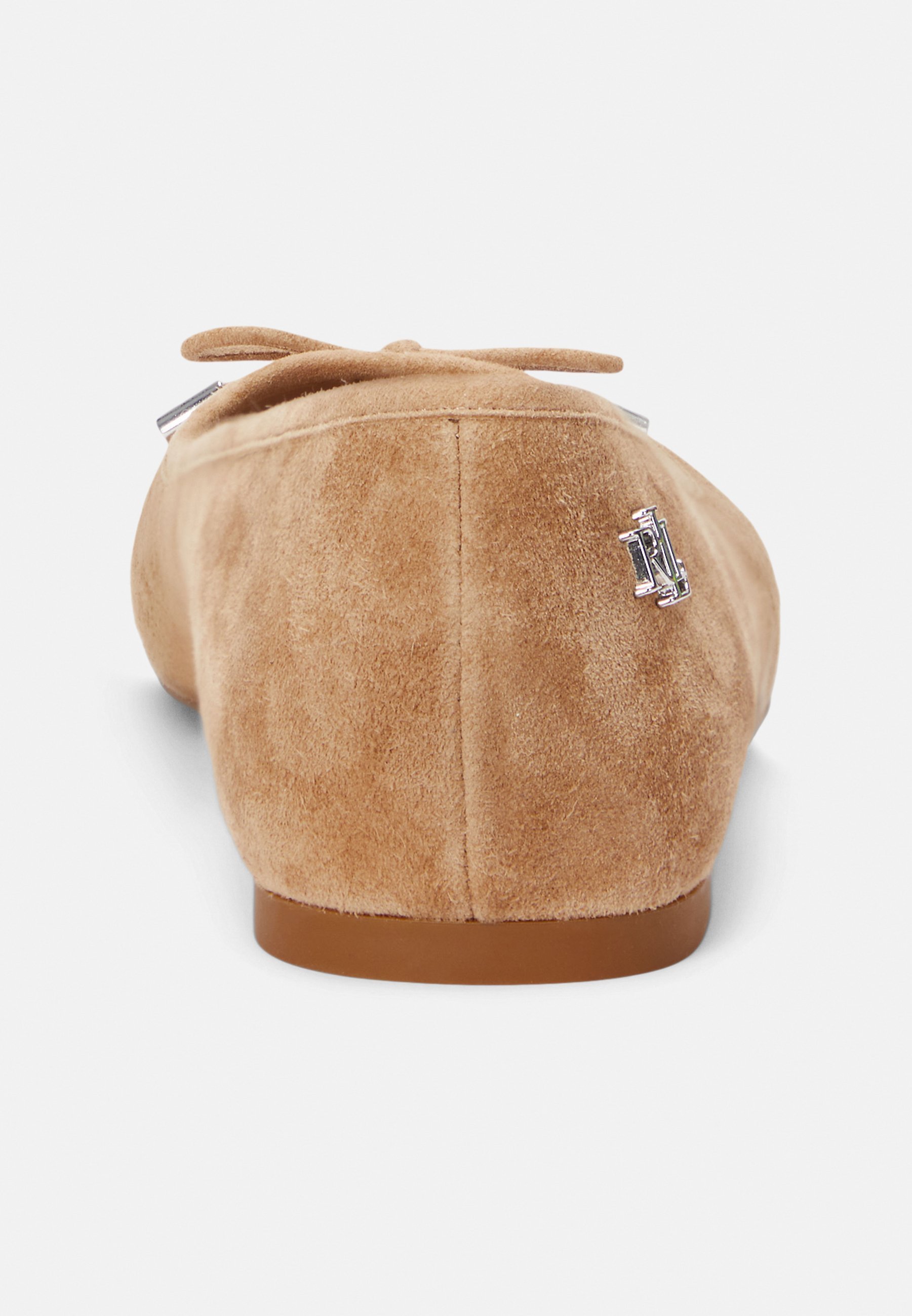 Lauren Ralph Lauren JAYNA SUEDE FLAT - Balerínky - camel