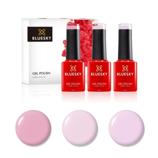 „Bluesky“ mini trio rinkinys „Naked Pinks“ – 5 ml