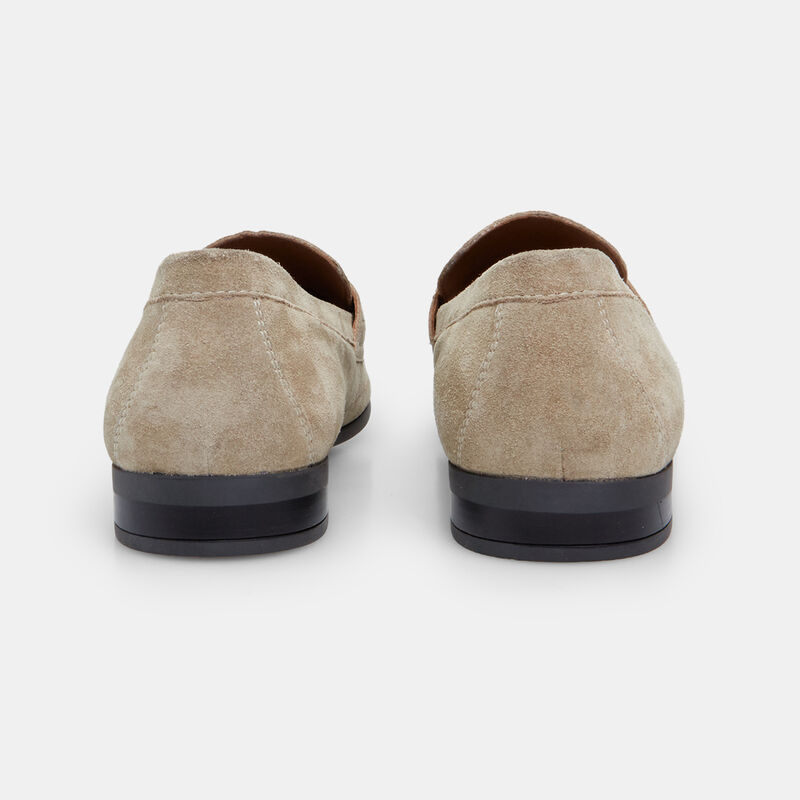 BATA Herrloafers i mocka