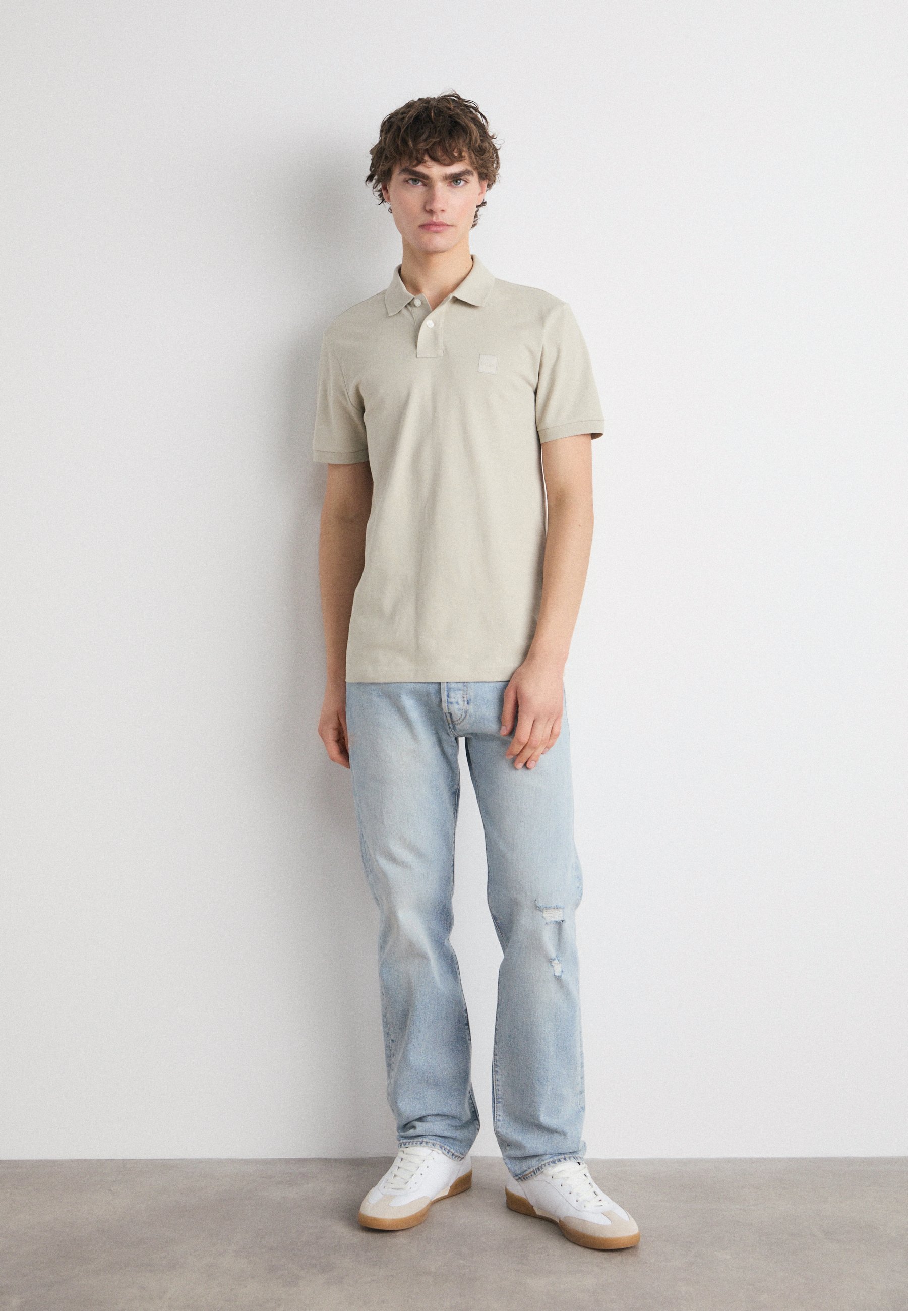 BOSS PASSENGER - Poloskjorter - lysebeige