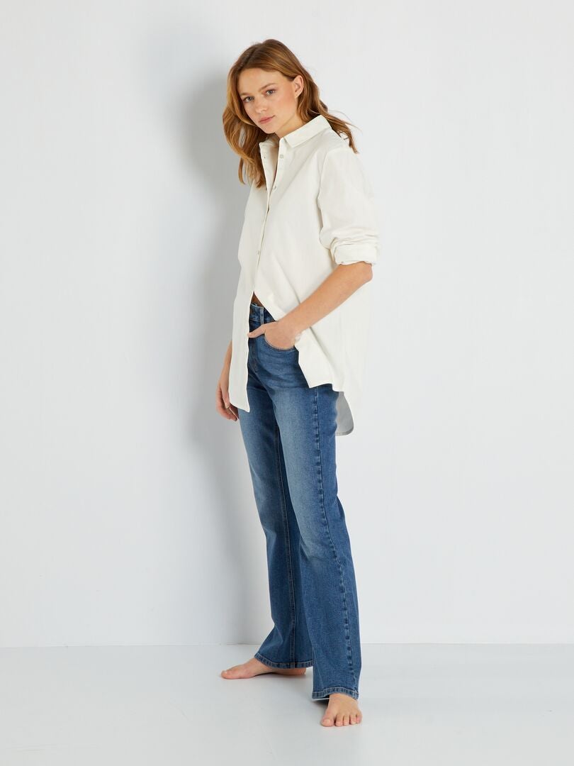 Calça Flare - Tamanho 32 - Azul