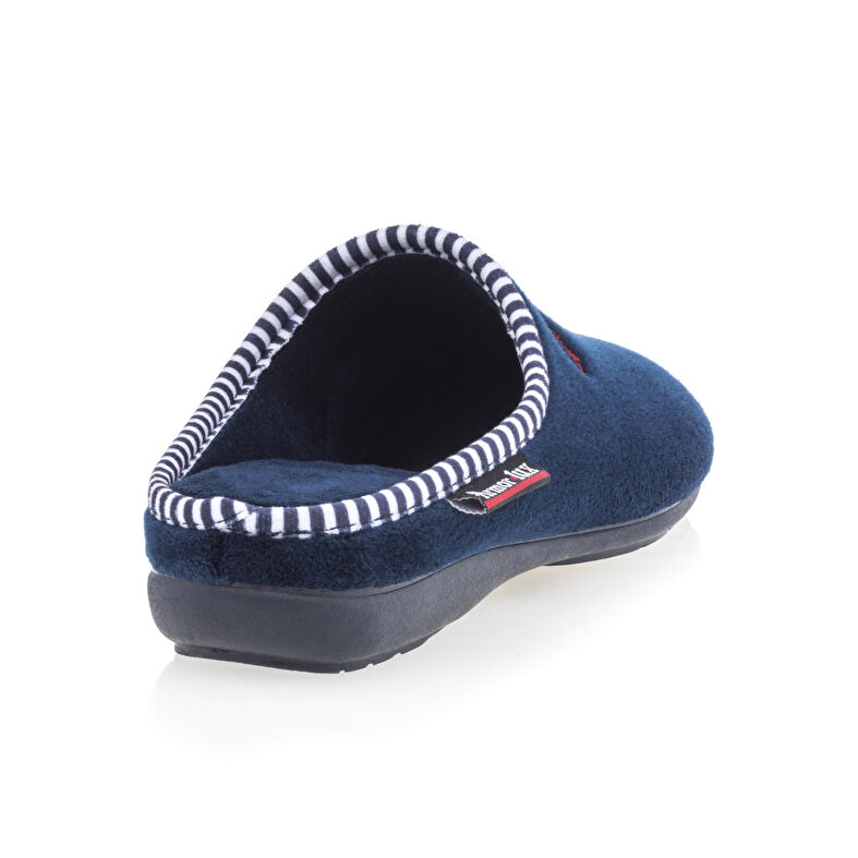 Blaue Damenpantoffeln