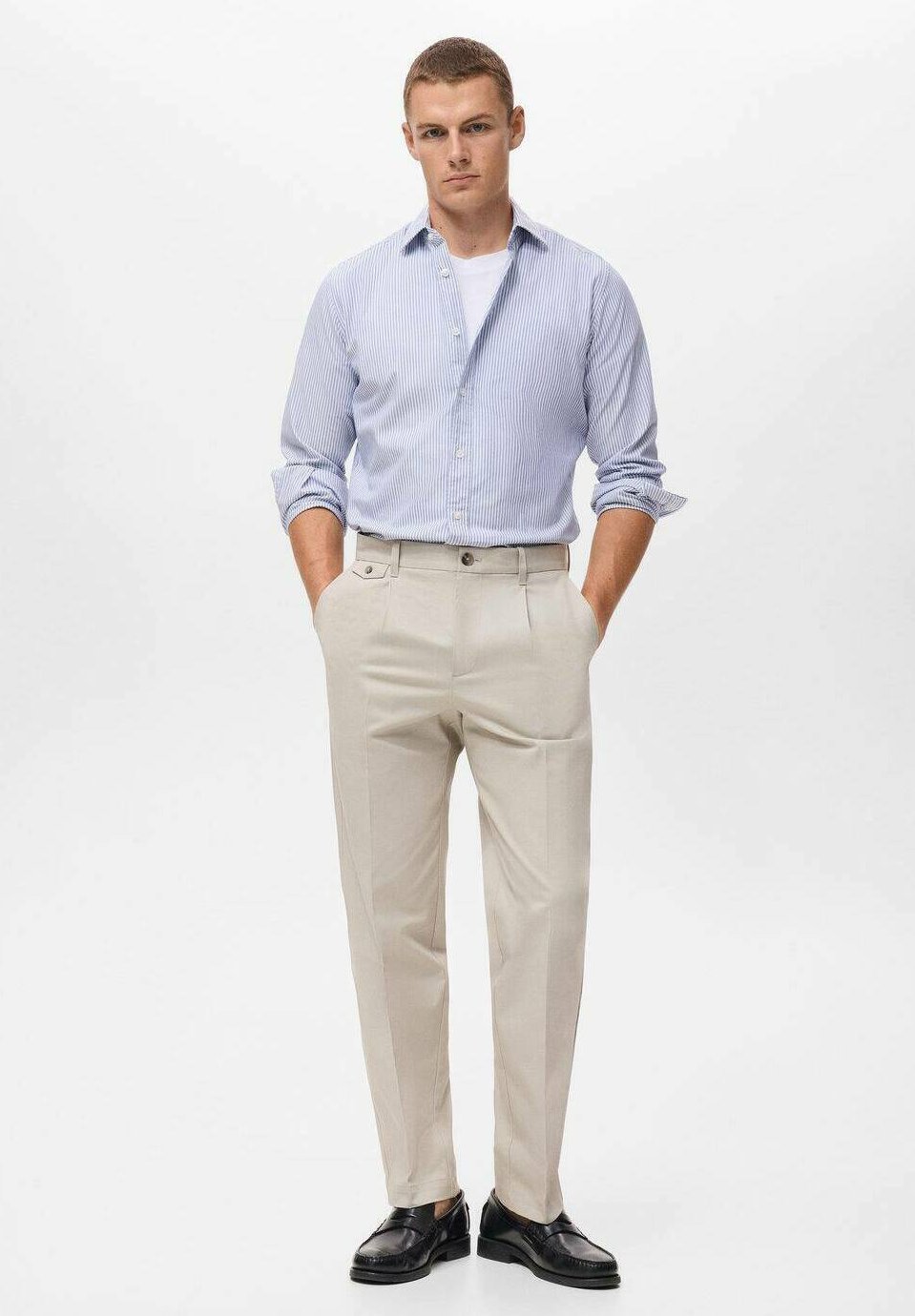 Pantalon Mango - sable