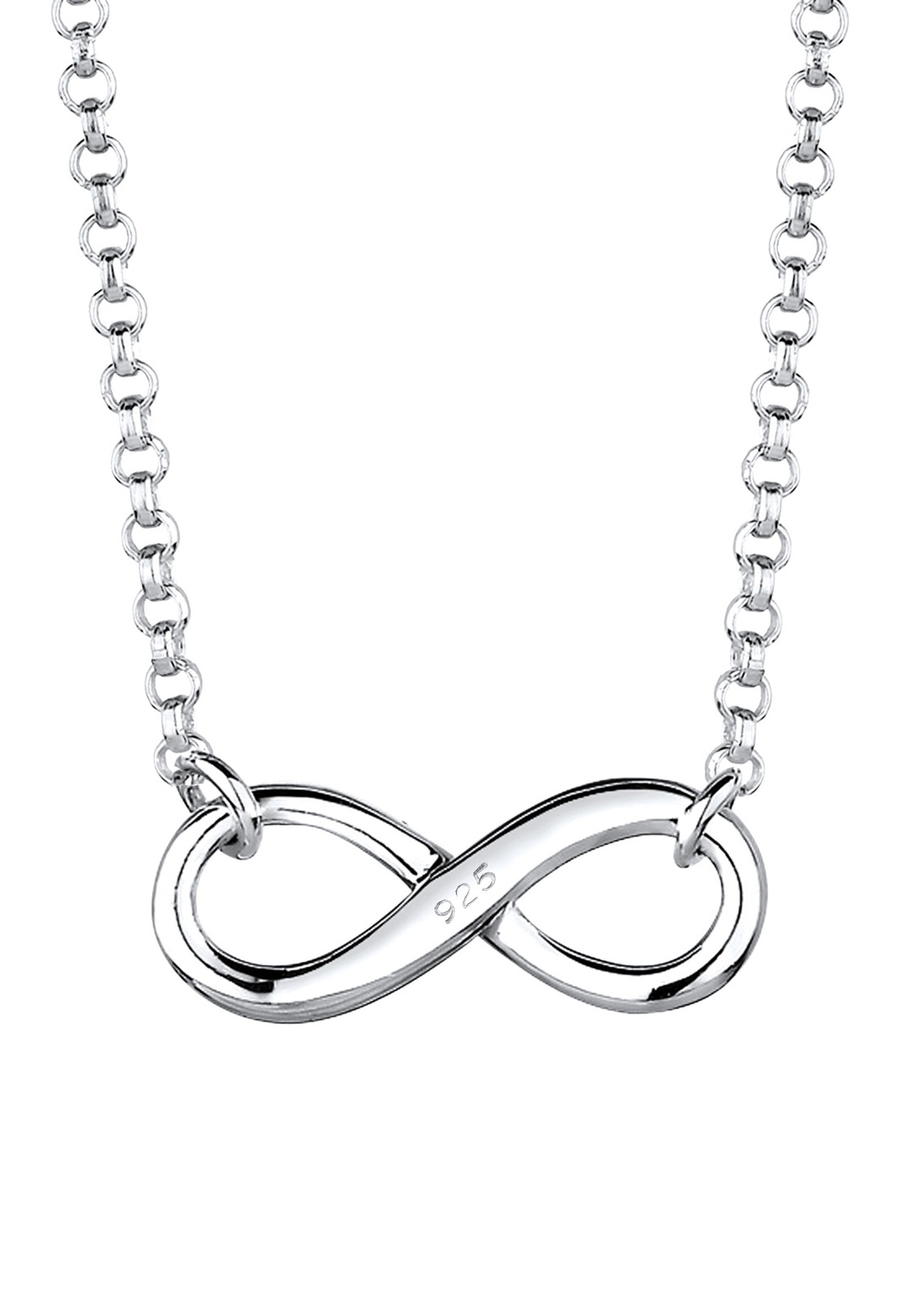 Elli Femmes Infinité Symbole Eternité en Argent Sterling 925