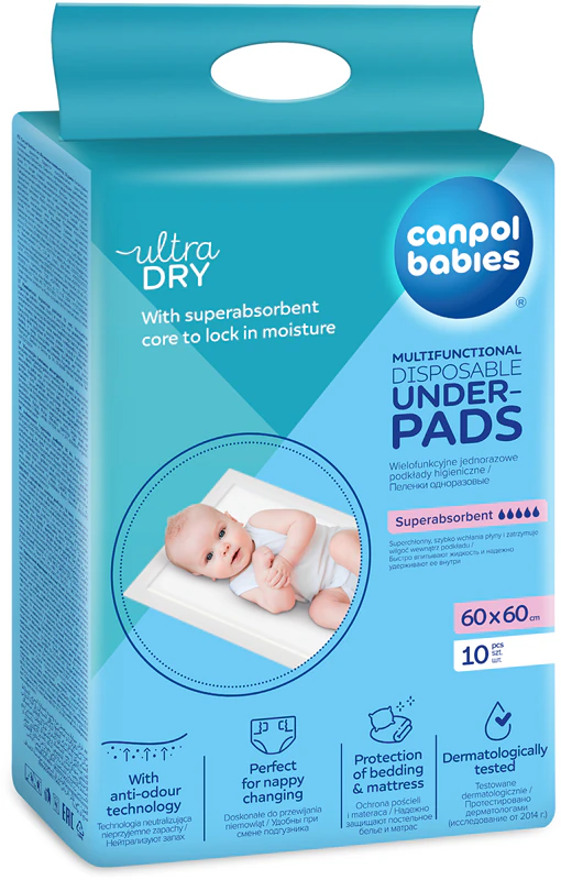Canpol baby's multifunctionele onderleggers, wegwerpbare aankleedmatjes