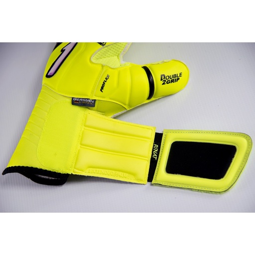 Rinat Uno Premier Lux vārtsarga cimdi neona dzelteni