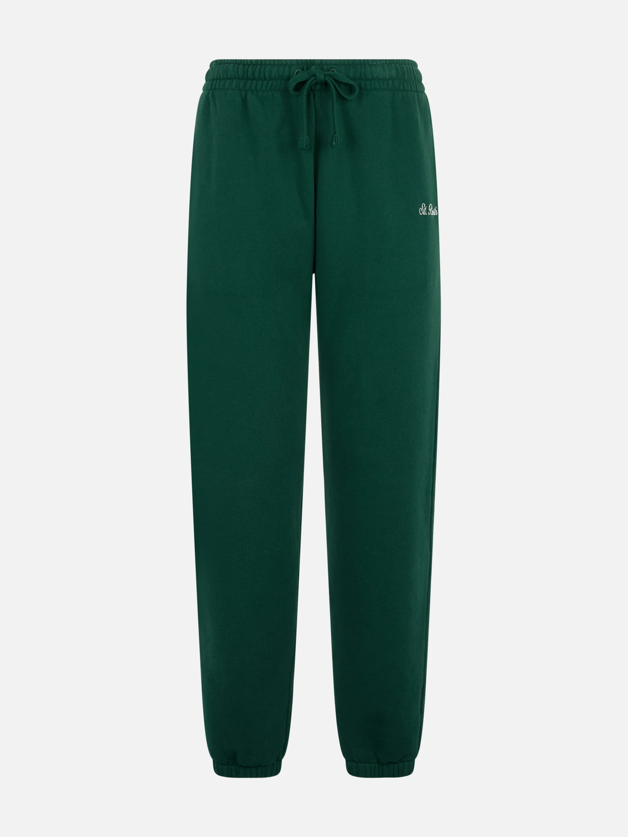 Odalys dames joggingbroek van Engels katoenfleece in groen