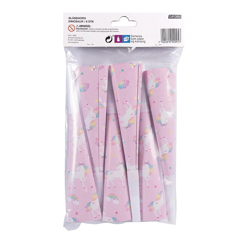 Giform-tuulitorvi 6 kpl. Yksisarvinen