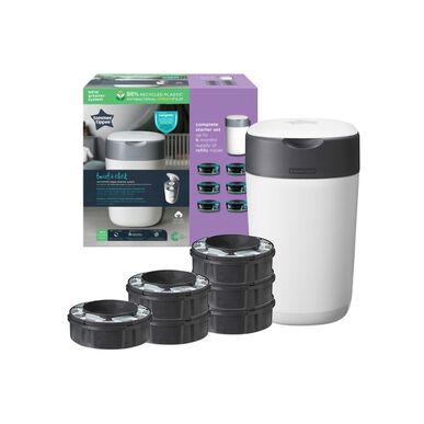 Tommee Tippee plenky Twist&Click zelené 1 ks 1 ks