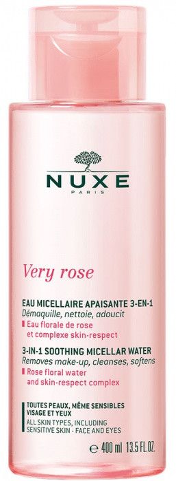 Very Rose 3-u-1 umirujuća micelarna voda Sredstvo za čišćenje lica iz apoteke
