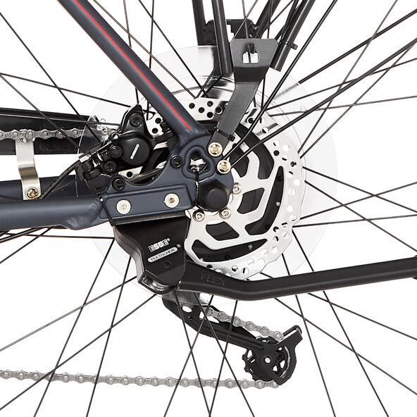 Trekking elcykel VIATOR 1.0 418, stelhøjde 50 cm