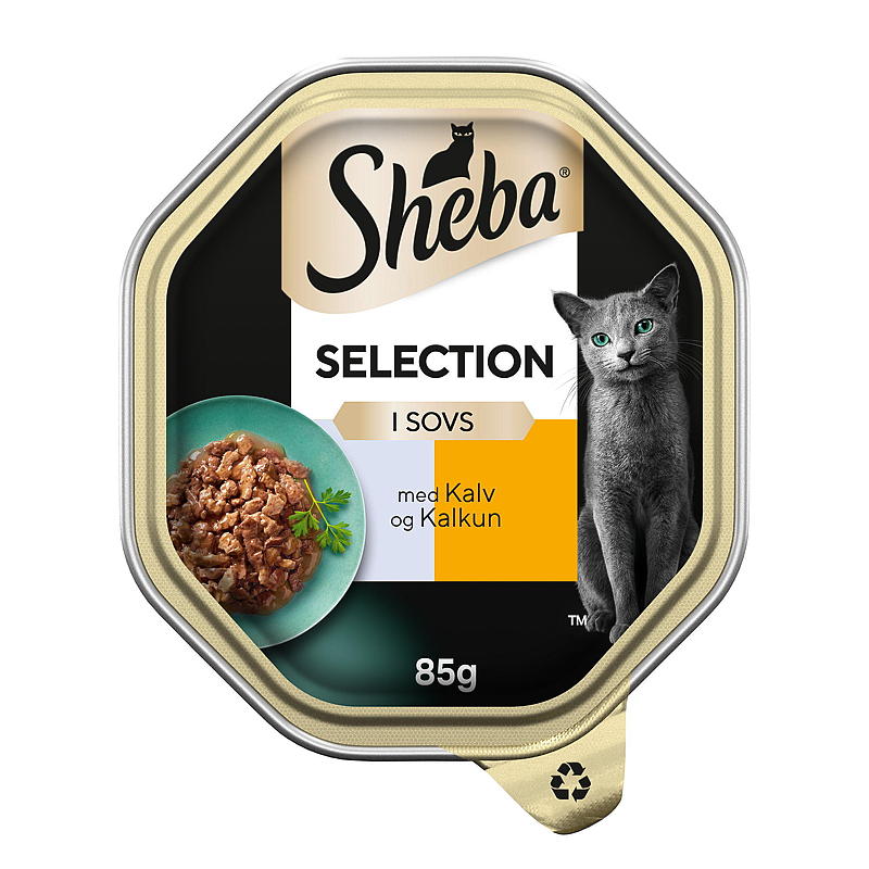 Mars Kattfoder 85 g Kalvkött & Kalkon Sheba