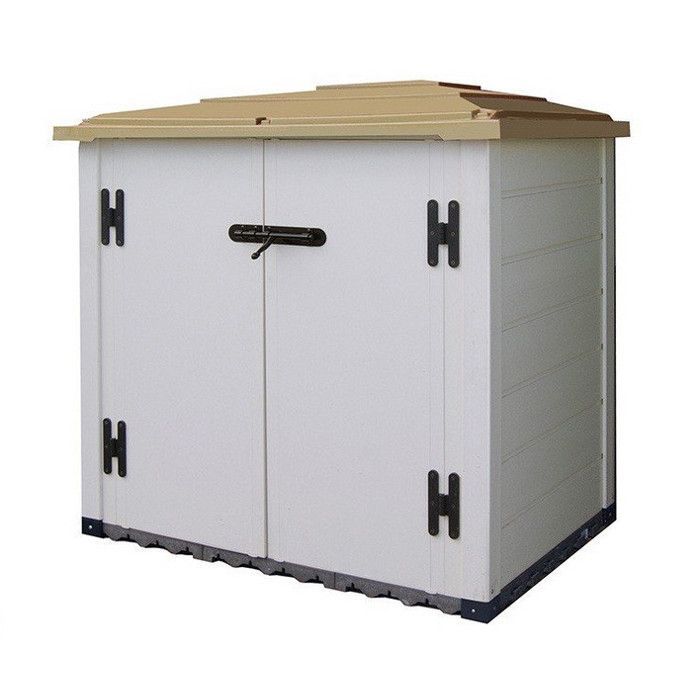 Caja de almacenamiento multifuncional de PVC Habrita Foresta BOXEVO100 de 1100 L