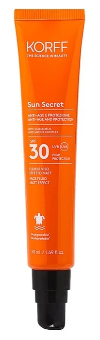 KORFF Korff Sun Secret Matt Effect Gesichtsfluid LSF 30 50 ml Schützend und mattierend