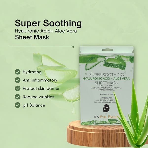 Dr. Ever Youth Hyaluronzuur + Aloë Vera masker