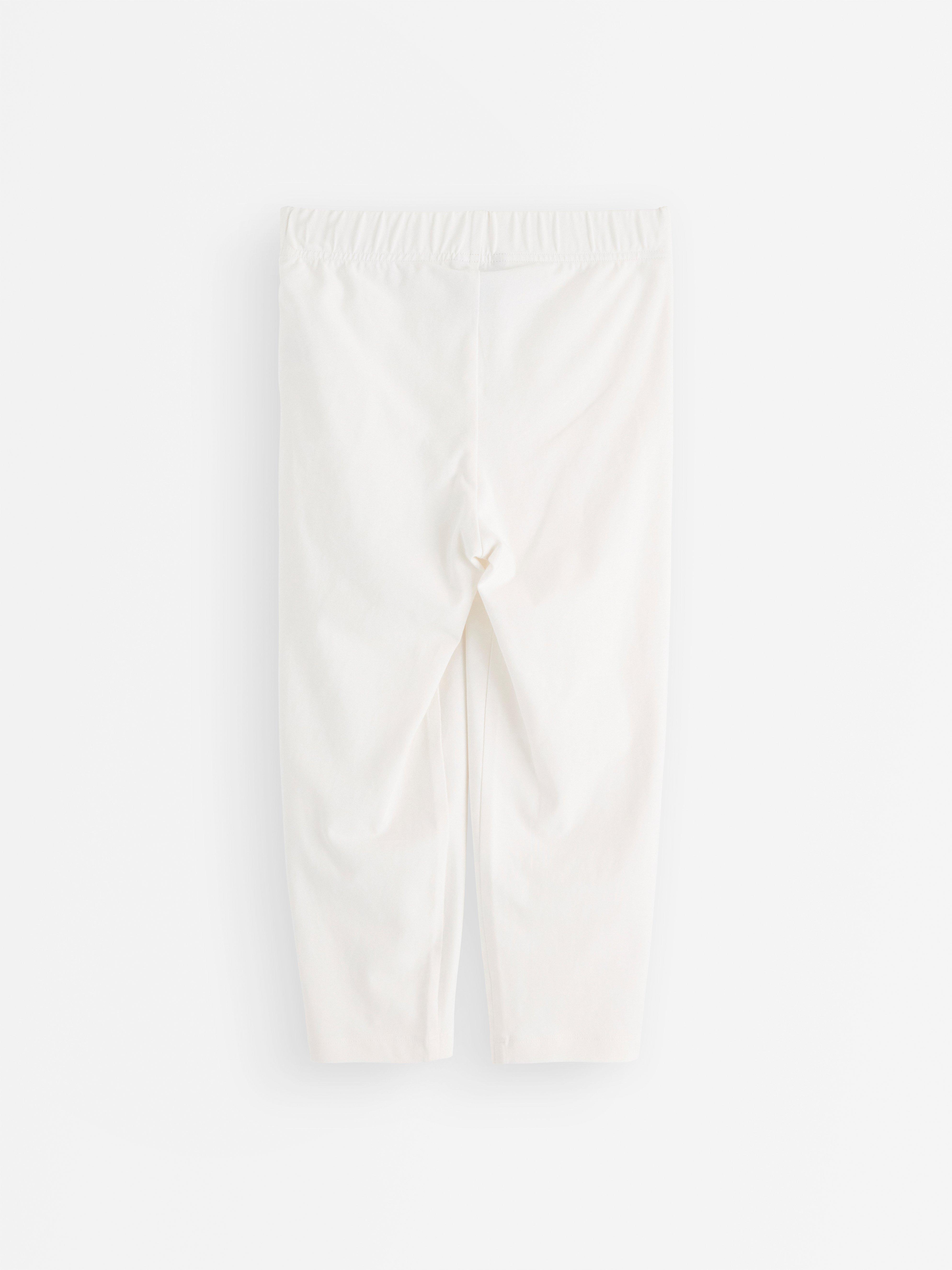 Leggings Capri blancos