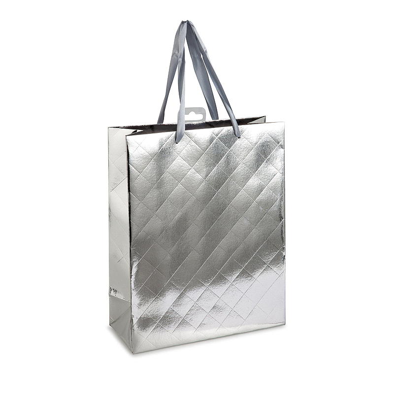 Lahjakassi keskikokoinen 25,5x21,5x11 cm metallinen