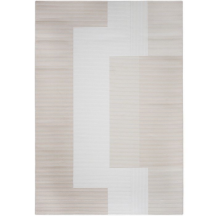 Alfombra grande de diseño contemporáneo y moderno - Beige (290x200 cm) - Bay Beige
