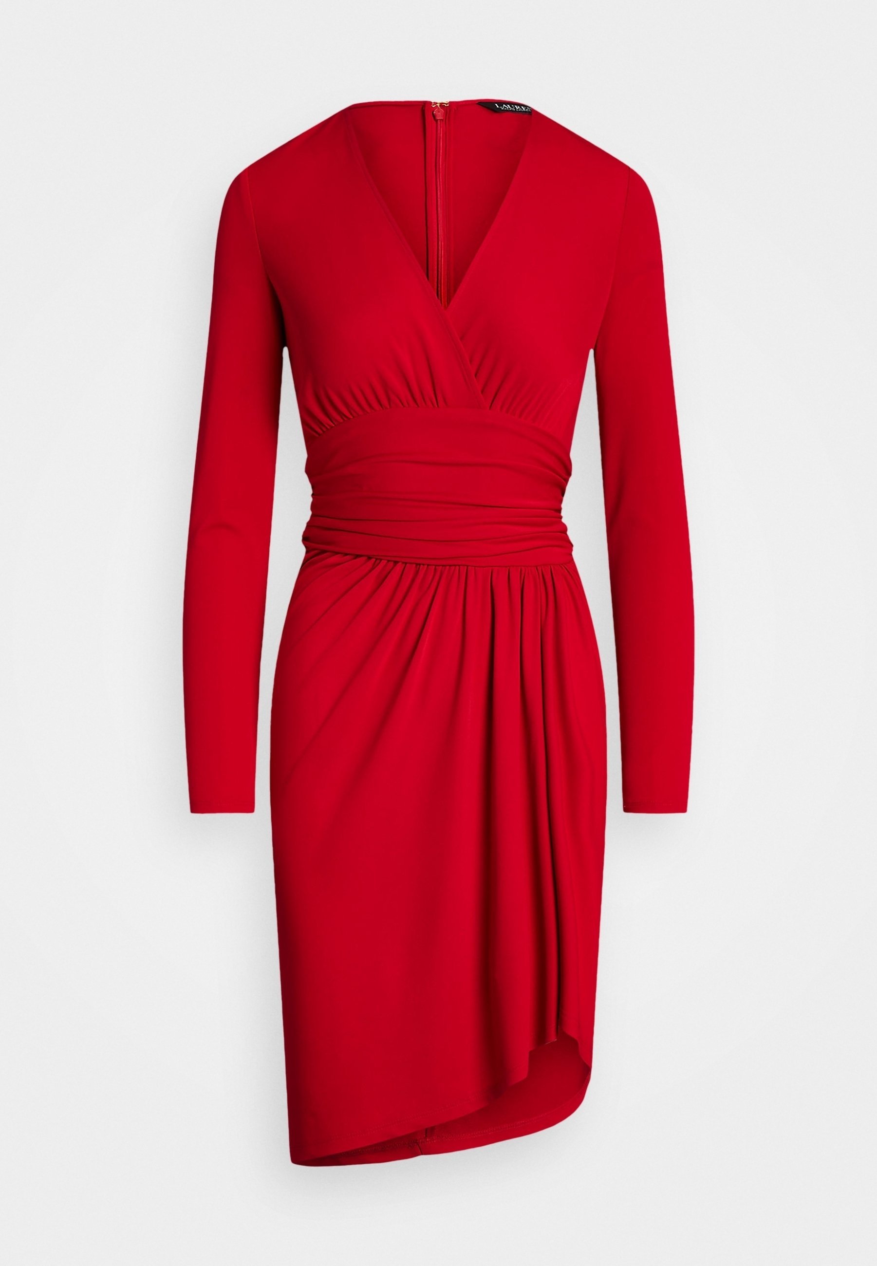 Vestido Lauren Ralph Lauren Petite Shift - vermelho