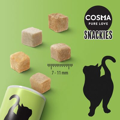 Cosma Snackies blandede prøvepakker