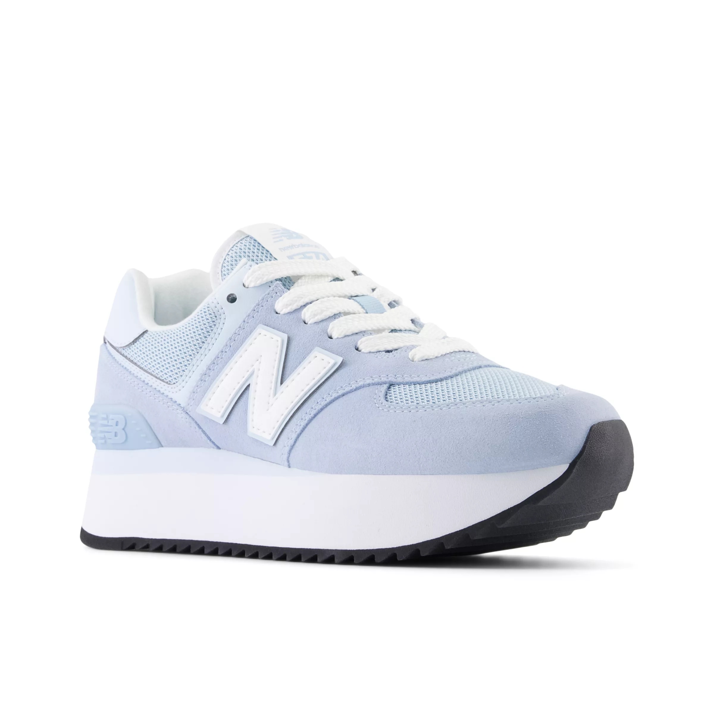 574+ Light Chrome Blue with Quarry Blue and White