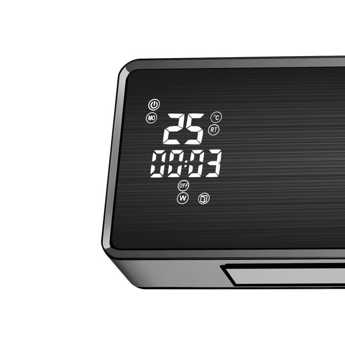 Calefactor mural split de 2000 W con WIFI y temporizador.